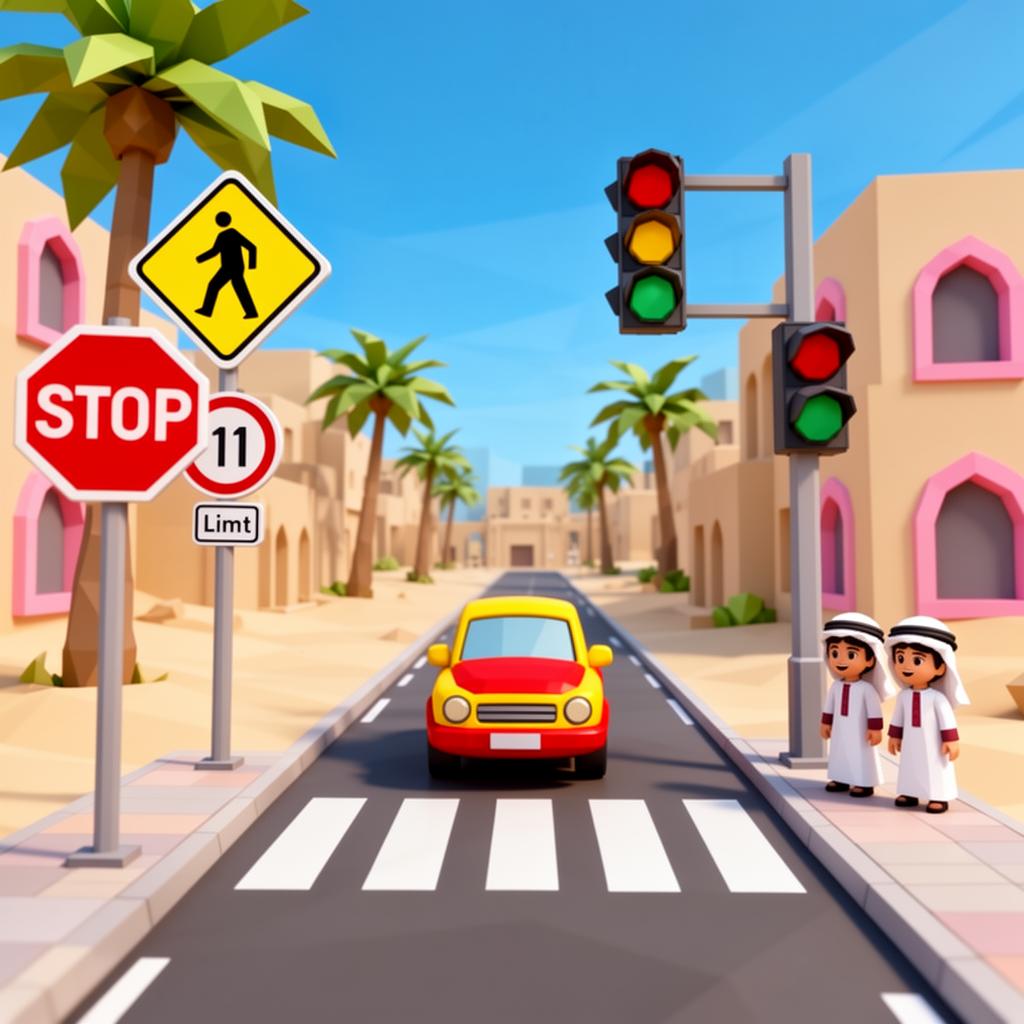 القيادة والعبور الآمن